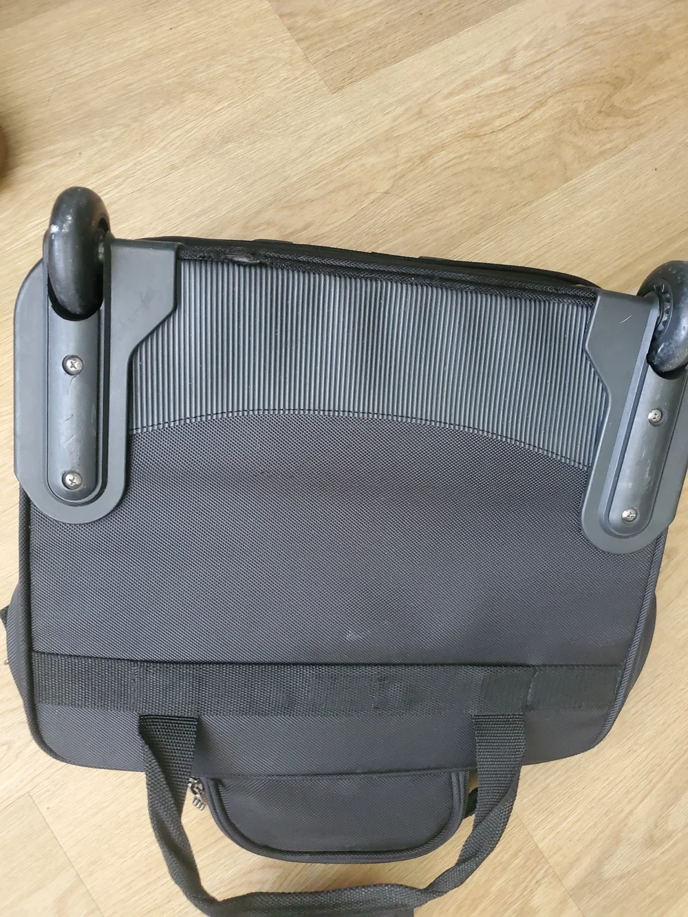 Delsey Black Laptop Briefcase for Men with Top Handles